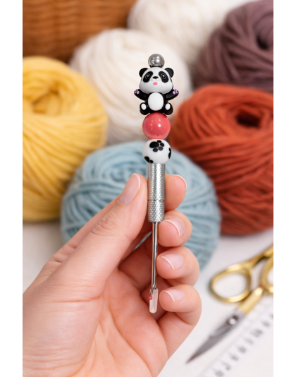 Handmade Silver Pink Black White Seam Ripper For Crafter Support Chronic, Rare&amp; Invisible Illness Awareness