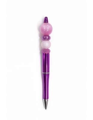 Handmade Pink Purple Pen Cute, Fun &amp; Full of Heart Support &amp; Awareness