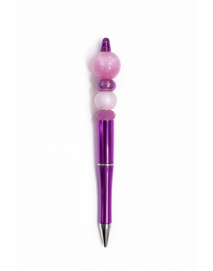 Handmade Pink Purple Pen Cute, Fun &amp; Full of Heart Support &amp; Awareness